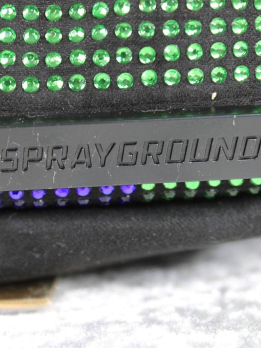 Sprayground Limited Edition Rhinestone Multicolor Backpack Rare - Picture 13 of 14